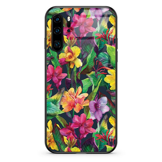 Kolorowe Egzotyczne Kwiaty - P30 Pro Etui Szklane [Tif 88B] PieceofCase