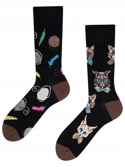 Kolorowe skarpetki TODO SOCKS kot w muszce 43-46 Todo Socks