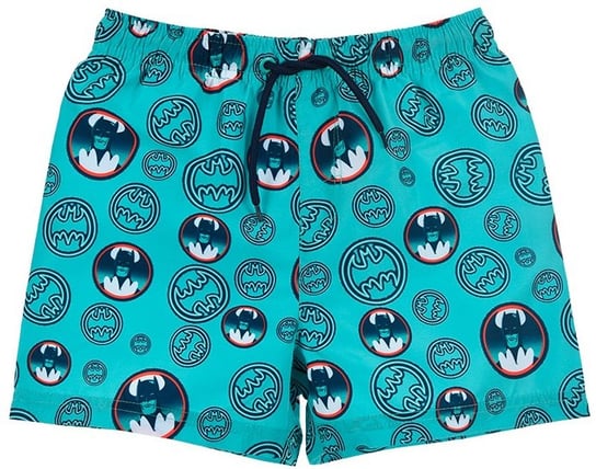 Kolorowe szorty kąpielowe dla chłopców na licencji Batman Batman