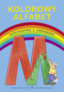 Kolorowy alfabet. Kolorowanka z naklejkami Czyżowska Małgorzata