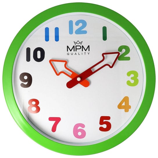 Kolorowy zegar ścienny MPM E01.4050.40 30,5 cm MPM