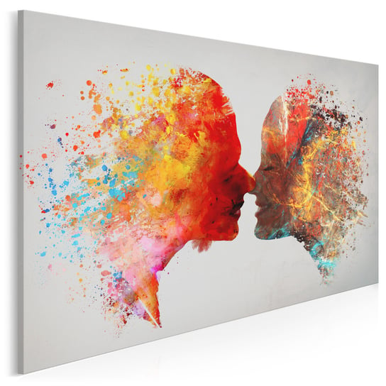 Kolory miłości - nowoczesny obraz na płótnie - 120x80 cm VAKU-DSGN Nowoczesne obrazy
