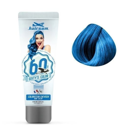 Koloryzacja tymczasowa - Flash Blu półtrwała koloryzacja 60ml - Hairgum Inny producent