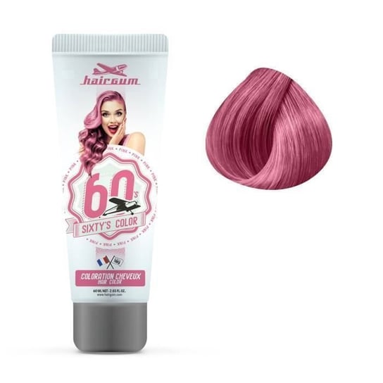 Koloryzacja tymczasowa - Półtrwała koloryzacja Różowy 60ml - Hairgum HAIRGUM