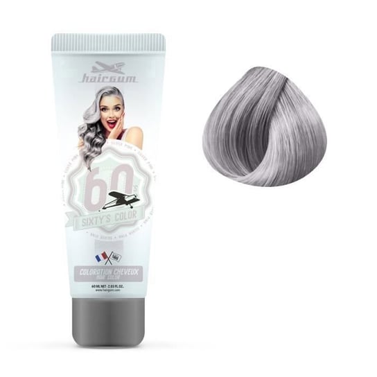 Koloryzacja tymczasowa - Półtrwała koloryzacja Silver Pink 60ml - Hairgum Inny producent