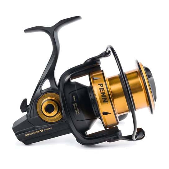 Kołowrotek karpiowy Penn Spinfisher VI Reel Long Cast czarno-złoty 1481276 Penn