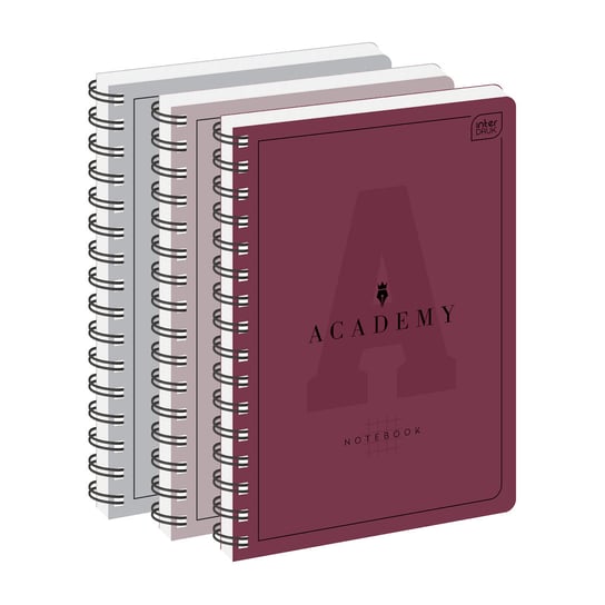 Kołozeszyt A4, 100 kartek w kratkę, Academy Interdruk