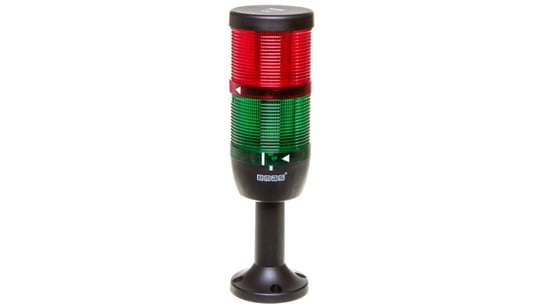 Kolumna sygnalizacyjna kompletna 70mm,2 człony 230V AC czerwony-zielony TK-IK72L220XM01 EMAS ELEKTROTEKNIK