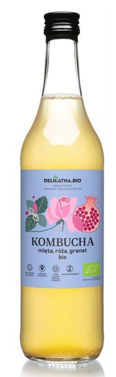 KOMBUCHA Z MIĘTĄ, RÓŻĄ I GRANATEM BIO 500 ml - ZAKWASOWNIA Zakwasownia