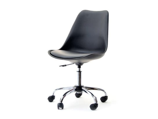 Komfortowe Krzesło Do Pracy Przy Biurku Luis Move Czarny Chrom MEBEL-PARTNER