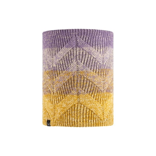 Komin Buff Knitted & Fleece Neckwarmer Masha Lavender Buff