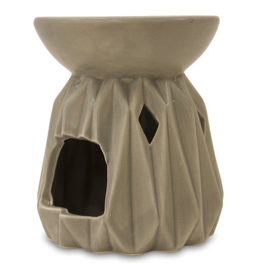 Kominek Zapachowy CAVE 12 cm beżowy ceramiczny Art-Pol