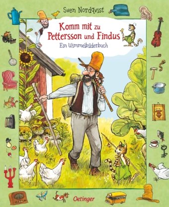 Komm mit zu Pettersson und Findus! Ein Wimmelbilderbuch Nordqvist Sven