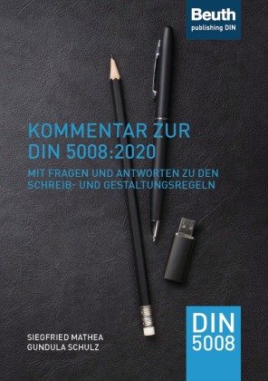 Kommentar zur DIN 5008:2020 Beuth
