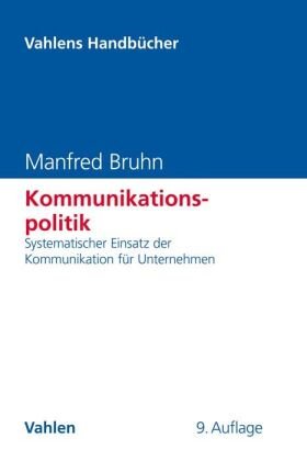 Kommunikationspolitik Bruhn Manfred