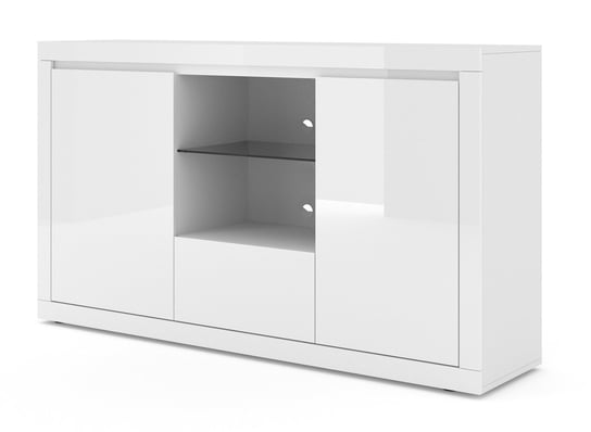 Komoda 150 cm BELLO BIANCO VI biały mat / połysk BIM Furniture