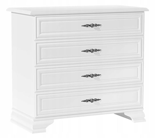 Komoda biała PREMIUM, szafka, szuflady, 95cm, do salonu, sypialni, WERSAL Furnimasters