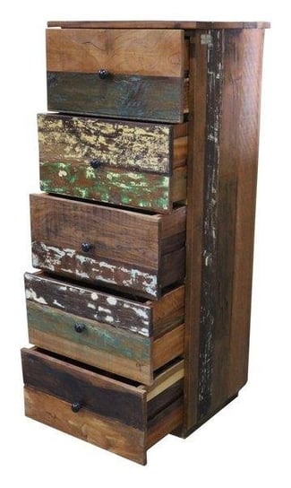 Komoda z szufladami Bayang Reclaimed Wood - drewno z odzysku Intesi