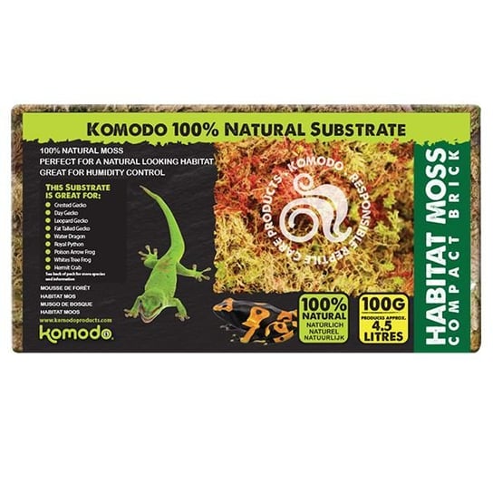 Komodo Habitat Moss 100G - Mech Torfowiec KOMODO