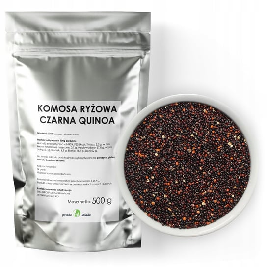 Komosa Ryżowa Czarna Naturalna 500G GORZKOISLODKO