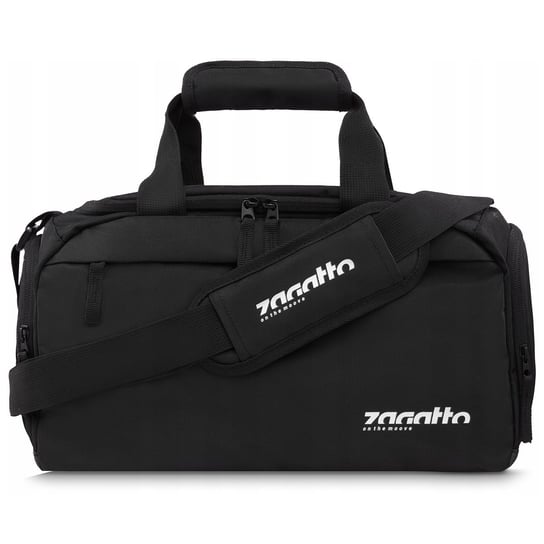 Kompaktowa, czarna torba sportowa, torba podróżna 20x40x20cm Zagatto Zagatto