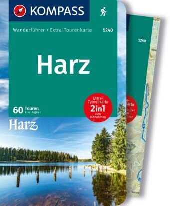 KOMPASS Wanderführer Harz, 60 Touren Kompass