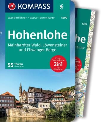KOMPASS Wanderführer Hohenlohe, Mainhardter Wald, Löwensteiner und Ellwanger Berge, 55 Touren Kompass