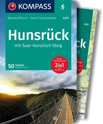 KOMPASS Wanderführer Hunsrück mit Saar-Hunsrück-Steig, 50 Touren Kompass