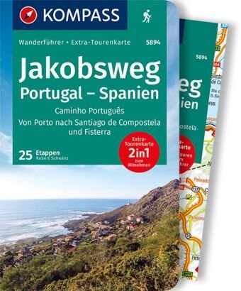 KOMPASS Wanderführer Jakobsweg Portugal Spanien, 60 Touren Kompass