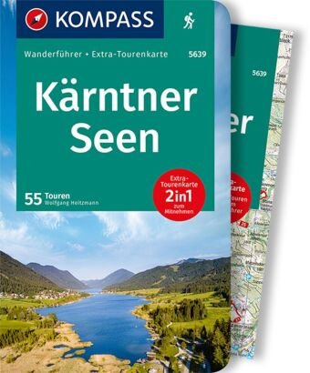 KOMPASS Wanderführer Kärntner Seen, 55 Touren Kompass