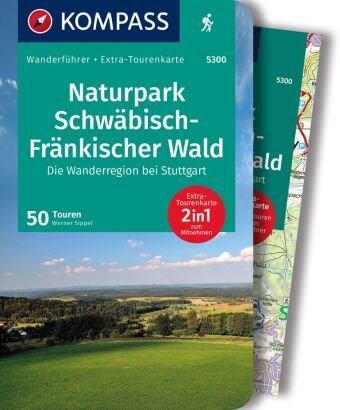 KOMPASS Wanderführer Naturpark Schwäbisch-Fränkischer Wald, Die Wanderregion bei Stuttgart, 50 Touren Kompass