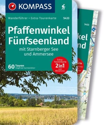 KOMPASS Wanderführer Pfaffenwinkel, Fünfseenland, Starnberger See, Ammersee, 60 Touren Kompass