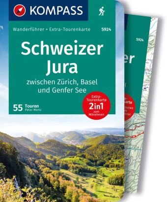 KOMPASS Wanderführer Schweizer Jura, 55 Touren Kompass