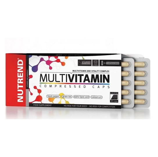 Kompleks witamin Nutrend Multivitamin Compressed 60kaps| r.60kaps, | ===> rok 2021 Nutrend