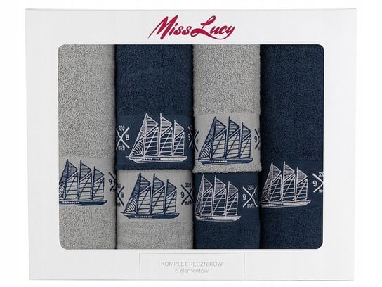 Komplet 6 ręczników Boat Miss Lucy Inna marka