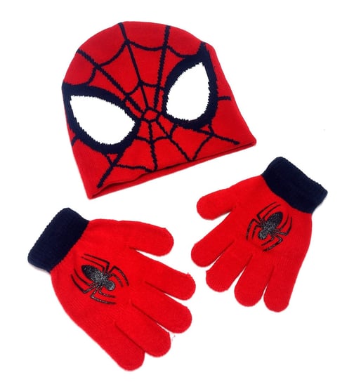 Komplet: Czapka + Rękawiczki Spider-Man Marvel Inny producent