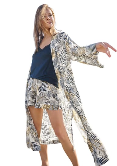 Komplet Damski wiskoza piżama szlafrok M Vienetta