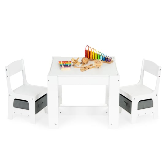 Komplet dla dzieci stolik i krzesełka drewniane Inna marka