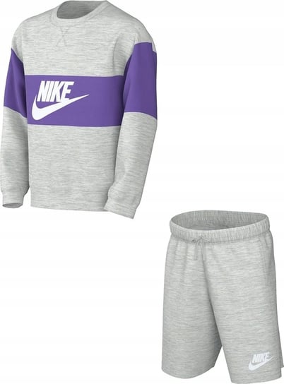 KOMPLET DZIECIĘCY NIKE SPODENKI + BLUZA BAWEŁNA SPORTOWY SZKOŁA 122-128 cm Nike