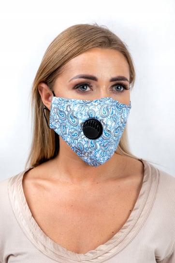 KOMPLET Maska DAMSKA Wielorazowa + 3x FILTR PM 2.5 nie dotyczy