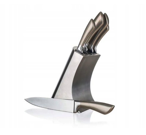 Komplet Noży Metallic Platinum 6el - Banquet Inna marka
