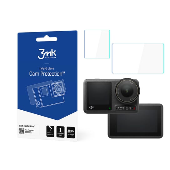 Komplet ochrona na kamerę DJI Osmo Action 4 - 3mk Cam Protection 3MK