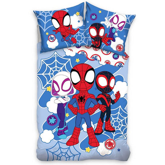 Komplet pościeli 140x200 bawełniana pościel dla dzieci Spiderman kids Carbotex