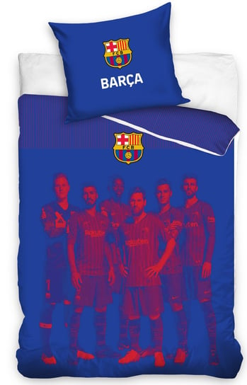 Komplet pościeli chłopięcej CARBOTEX FC Barcelona Messi, granatowy, 140x200 cm Carbotex