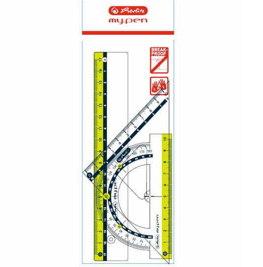 Komplet przyborów do geometrii my.pen Herlitz
