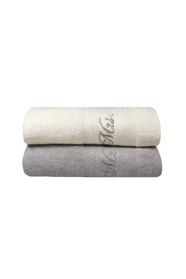 Komplet Ręczników Na Prezent Ślubny 2Szt X 50 X 100 Cm Le Brate