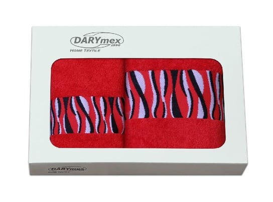 Komplet ręczników, Simba, czerwone, 2 szt. Darymex