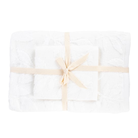 Komplet ręczników TAMISA białych 70x140+50x100+30x50 cm GIPANOLAR Inna marka