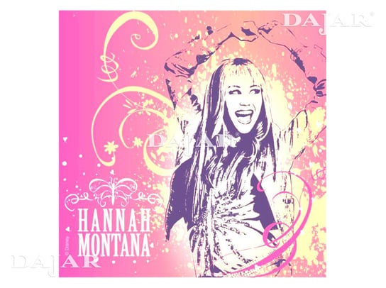 Komplet serwetek Hannah Montana 20 szt. 33 x 33 cm DISNEY Disney