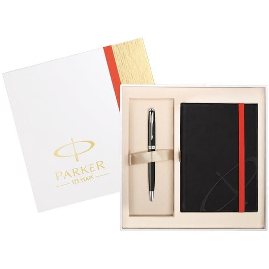 Komplet Sonnet Czarny Mat.Ct Długopis + Notes W Eleganckim Pudełku S1889089 Parker Parker